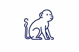 Non-human primate icon representing translational target-engagement and safety studies.